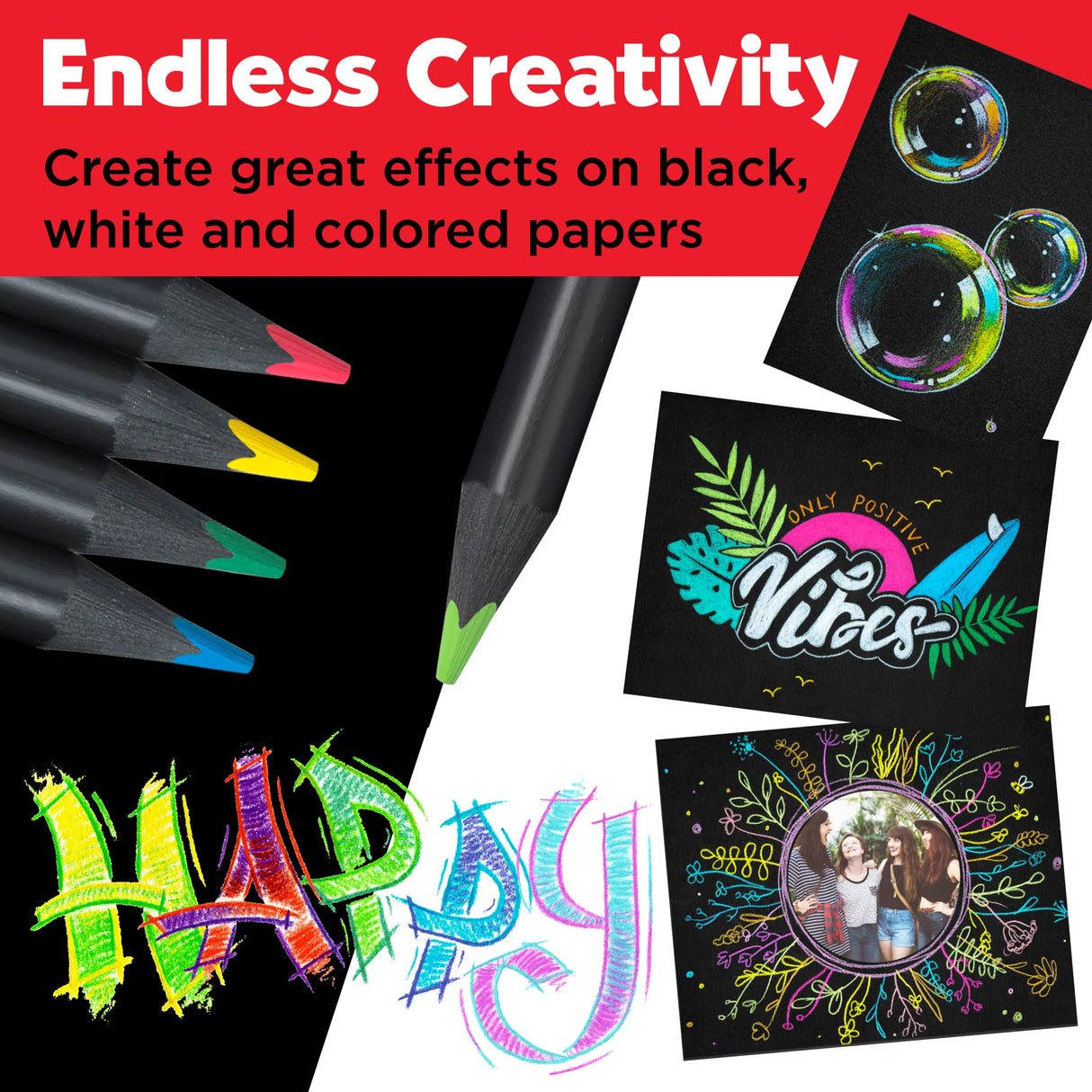 Faber-Castell Black Edition Colored Pencils - Box of 24