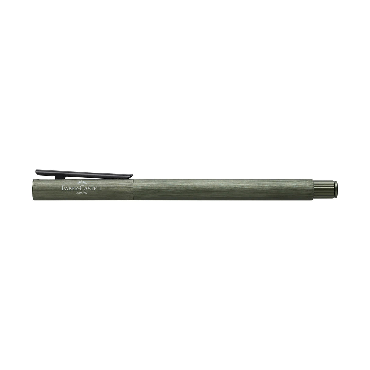 Faber-Castell NEO Slim Fountain Pen - Aluminum Olive Green