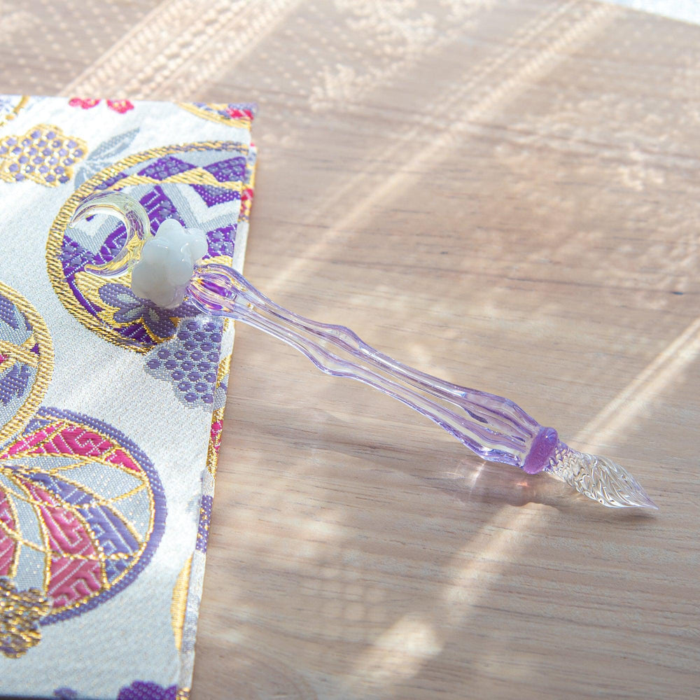 Moonlit Cloud Glass Dip Pen