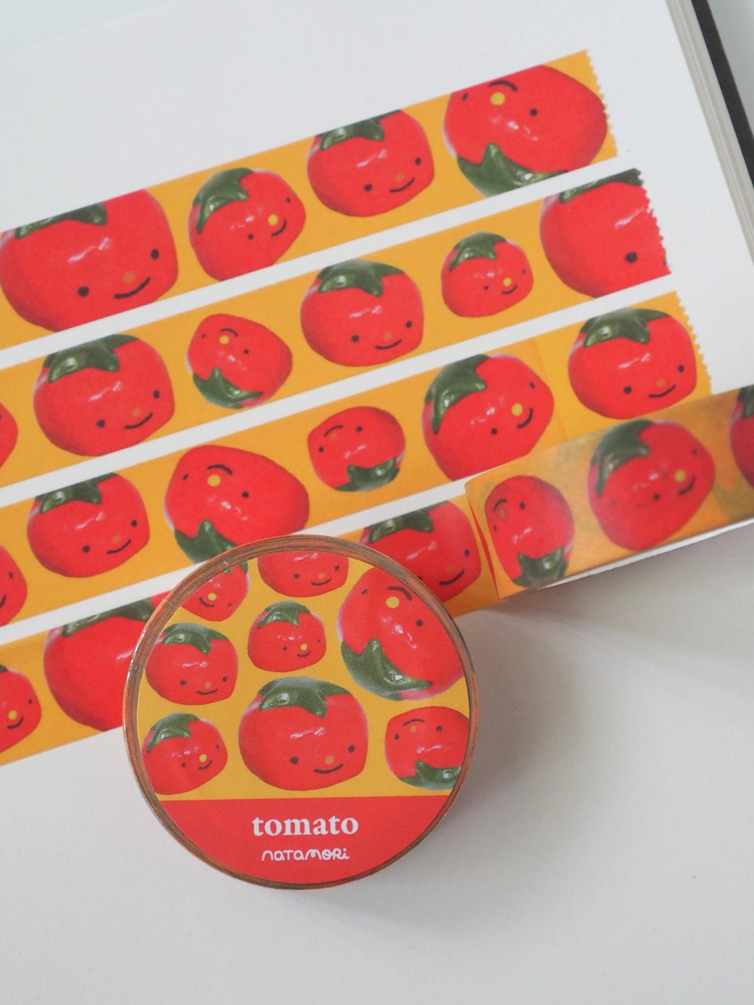 Tomato Washi Tape by natamori
✿ 15mm x 10m
✿ matte
✿ great to use in your bullet journal, planner, letters, etc ♡
