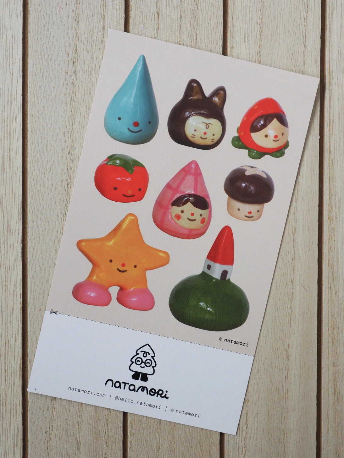 Clay Sticker Sheet by natamori