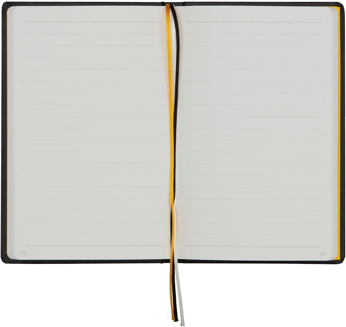 Size: A5 - Height 216 x Width 153
Thread binding
Contents page: 4 pages, 6.5mm ruled: 236 pages,
90g / ㎡
120 sheets
Includes 2 bookmarks, elastic band, and back pocket