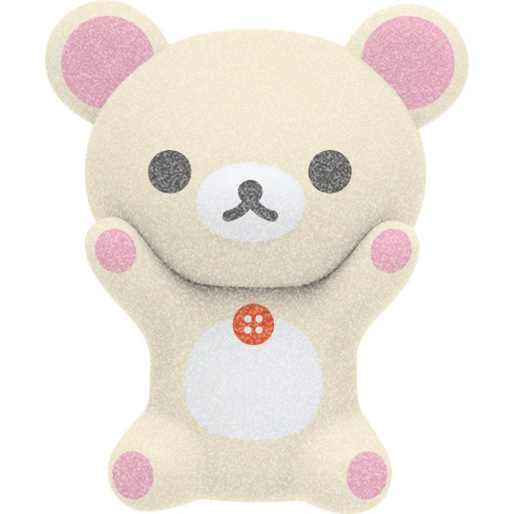 Petit Rilakkuma Mascot Figure - Korilakkuma
