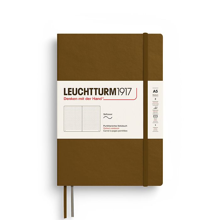Leuchtturm1917 Softcover Notebook Medium (A5) Spice Brown