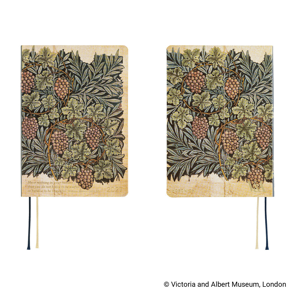 Hobonichi Techo HON A6 - V&A Series: Vine