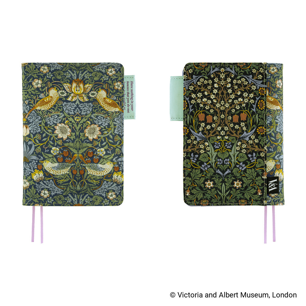 Hobonichi Techo A6 Cover V&A Series: Strawberry Thief