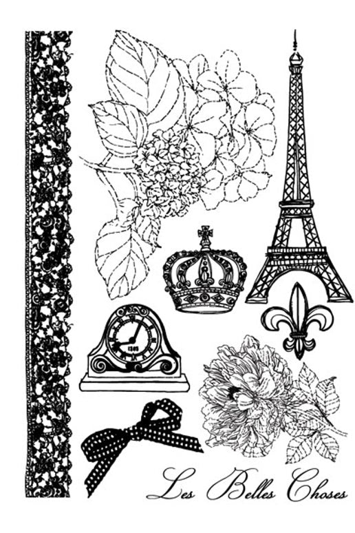 Eiffel Tower Cling Stamp