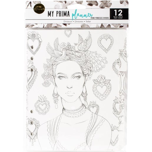 Prima Princesses Watercolor Dividers A5