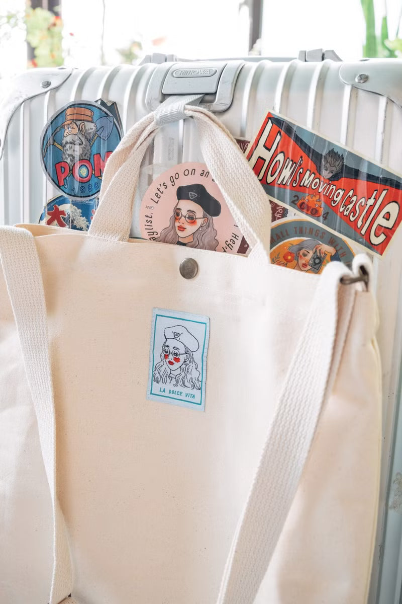 La Dolce Vita - Happy Forward Canvas Bag