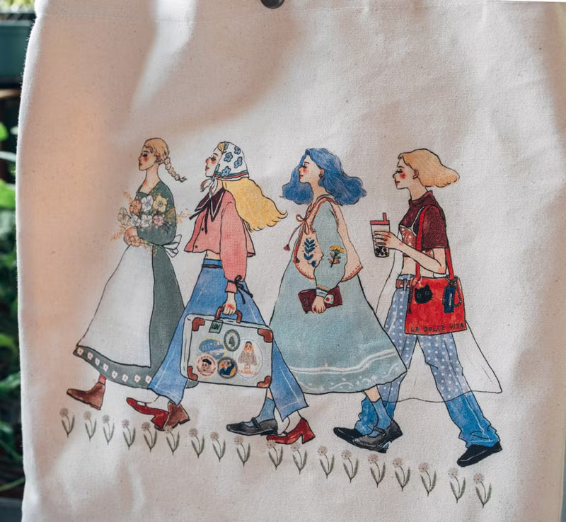 La Dolce Vita - Happy Forward Canvas Bag