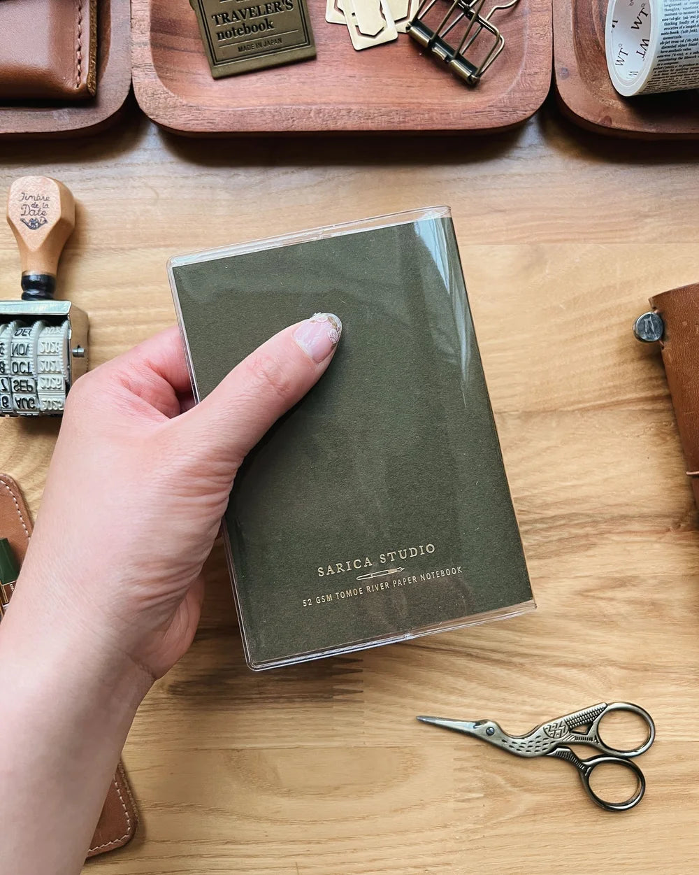 Sarica Studio Clear Cover for Passport Traveler's Notebook