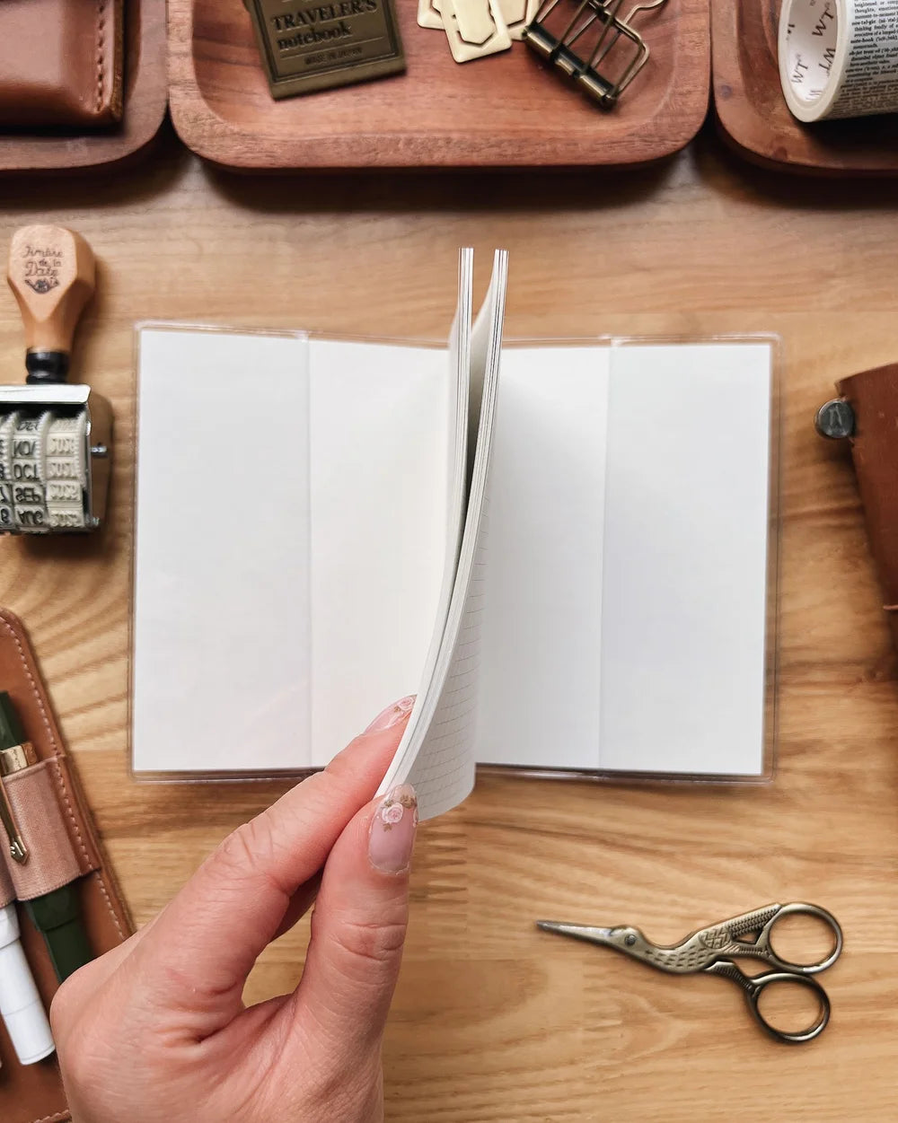 Sarica Studio Clear Cover for Passport Traveler's Notebook