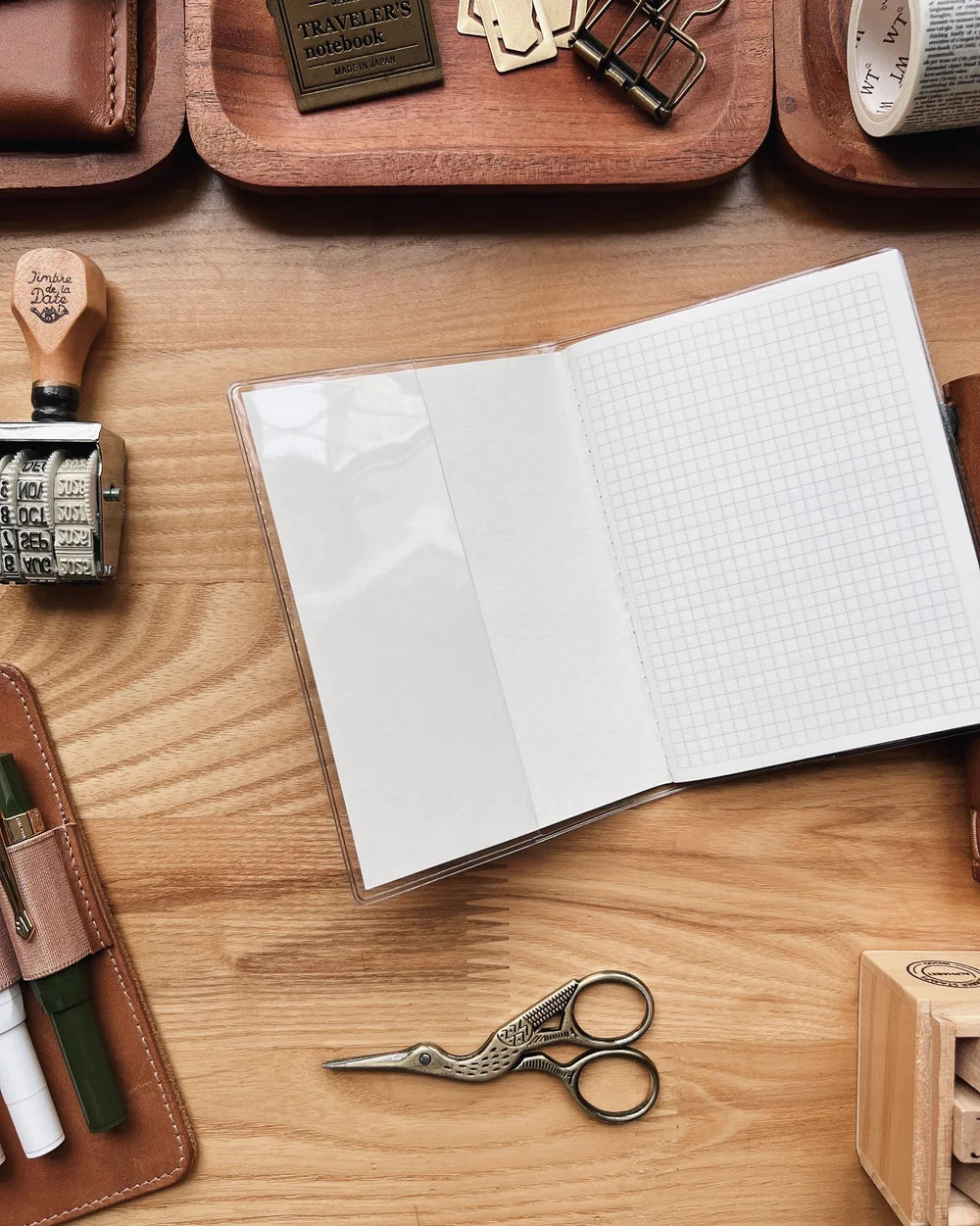 Sarica Studio Clear Cover for Passport Traveler's Notebook