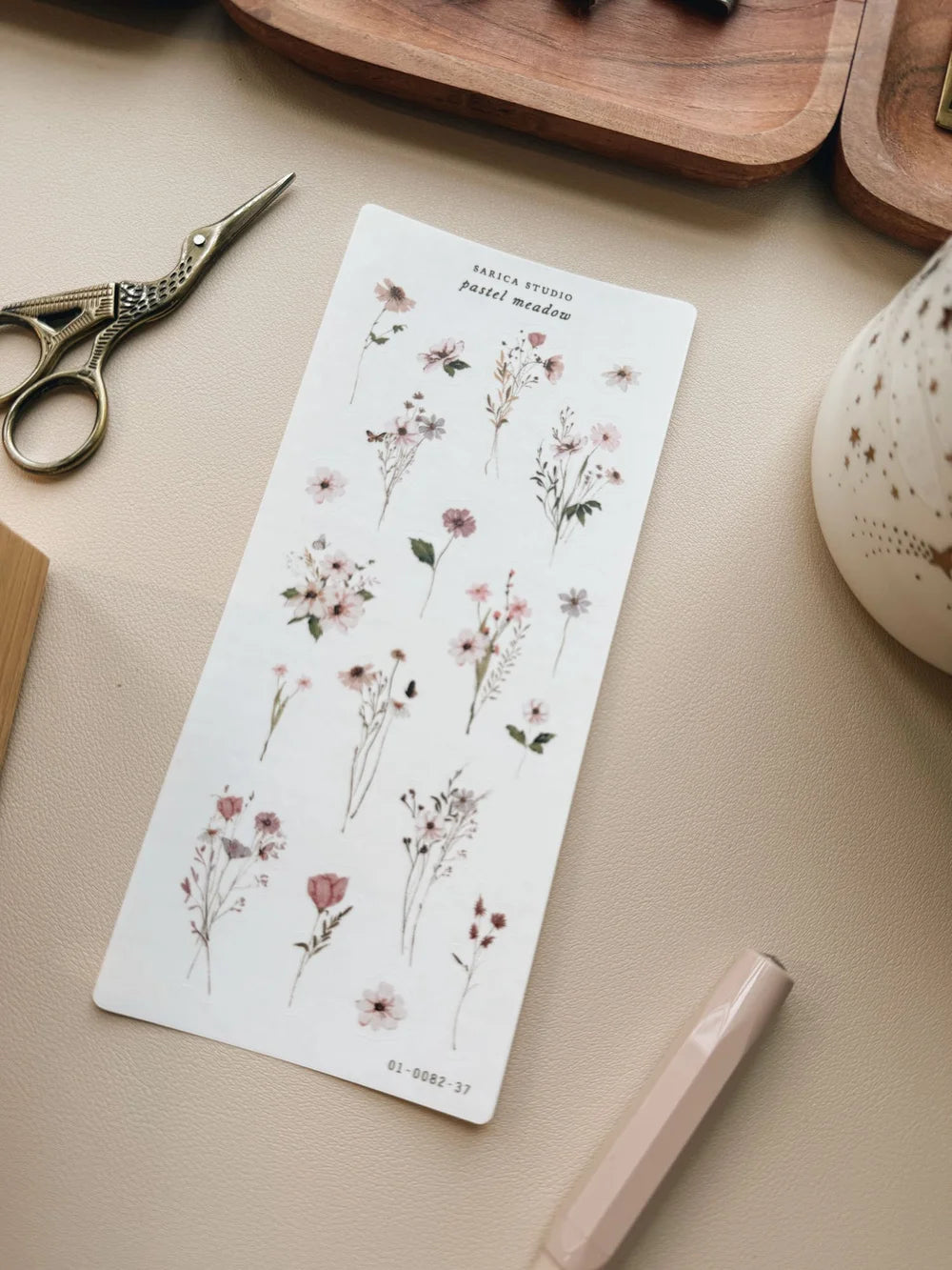Sarica Studio Pastel Meadow Stickers