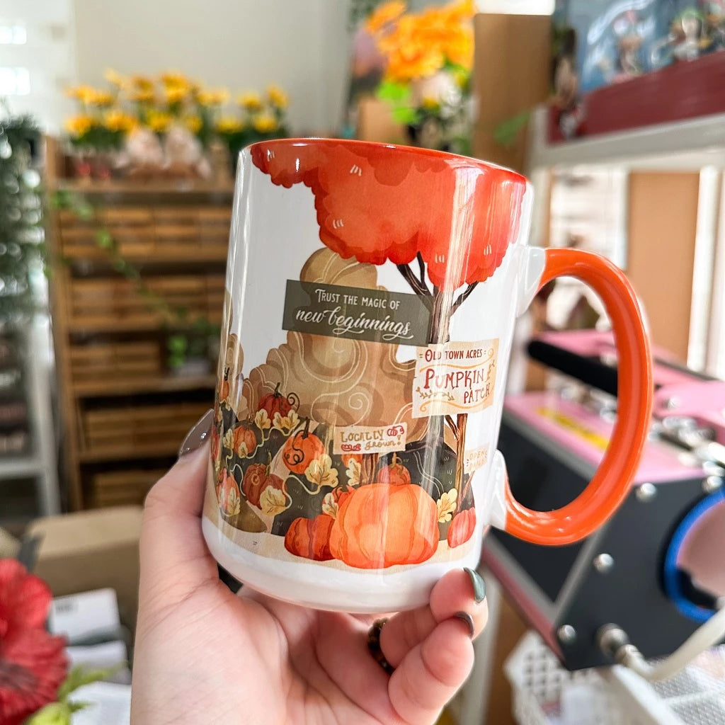 PaperaicaShop Pumpkin Patch Mug