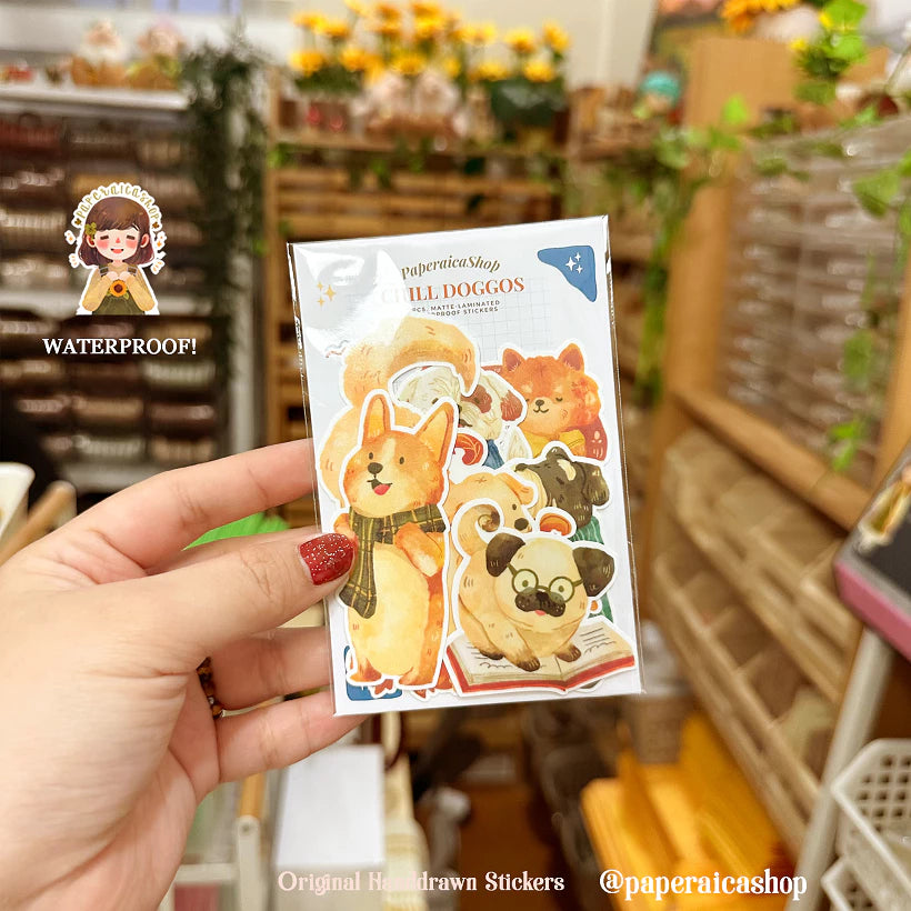PaperaicaShop Chill Doggos Sticker Pack