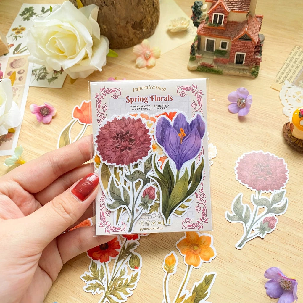 PaperaicaShop Spring Florals Sticker Pack