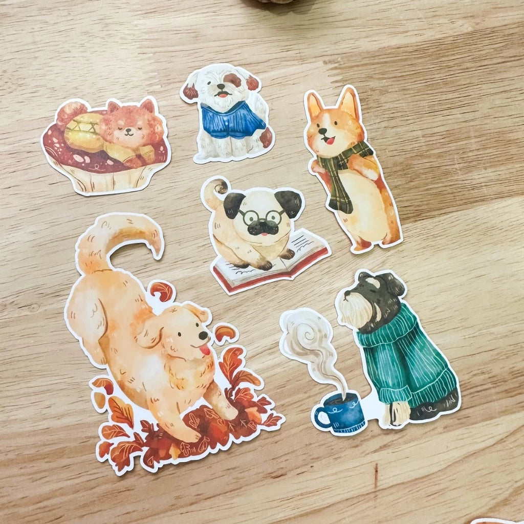 PaperaicaShop Chill Doggos Sticker Pack