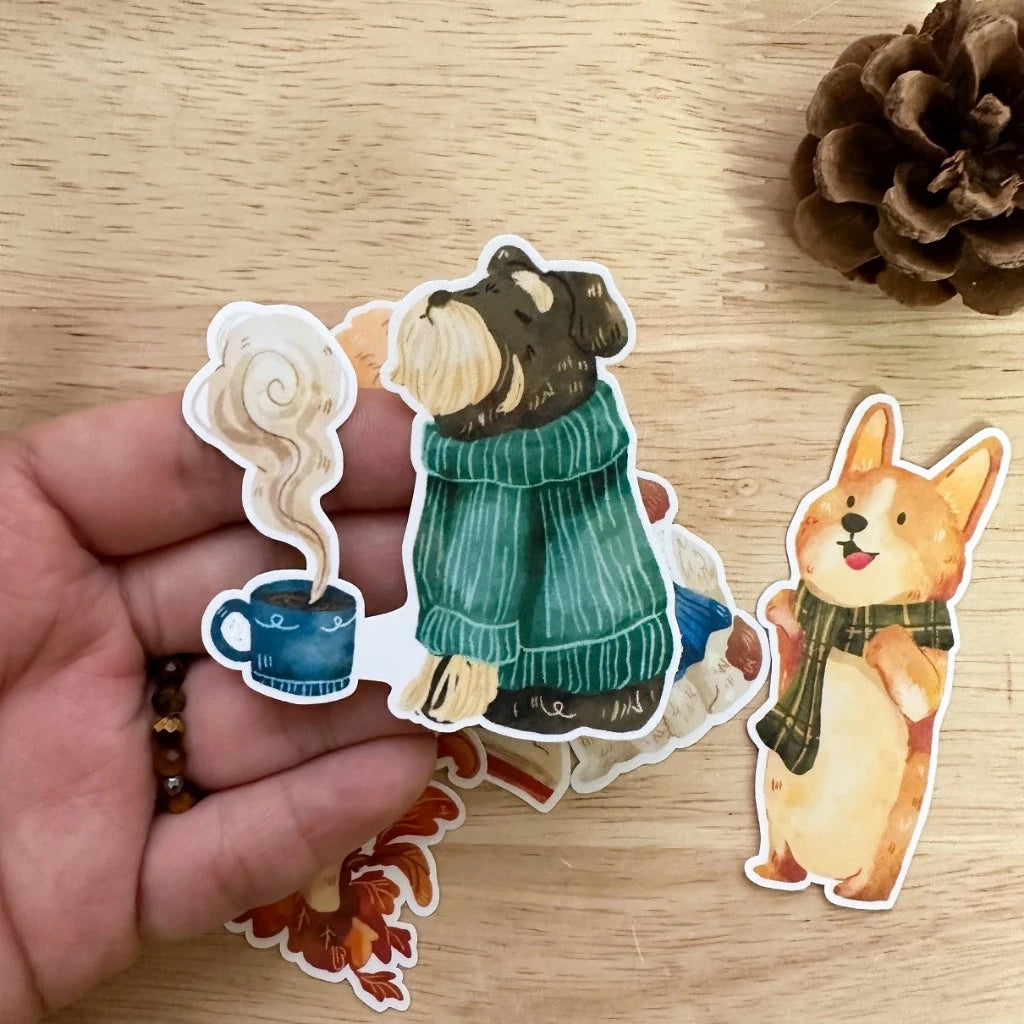 PaperaicaShop Chill Doggos Sticker Pack
