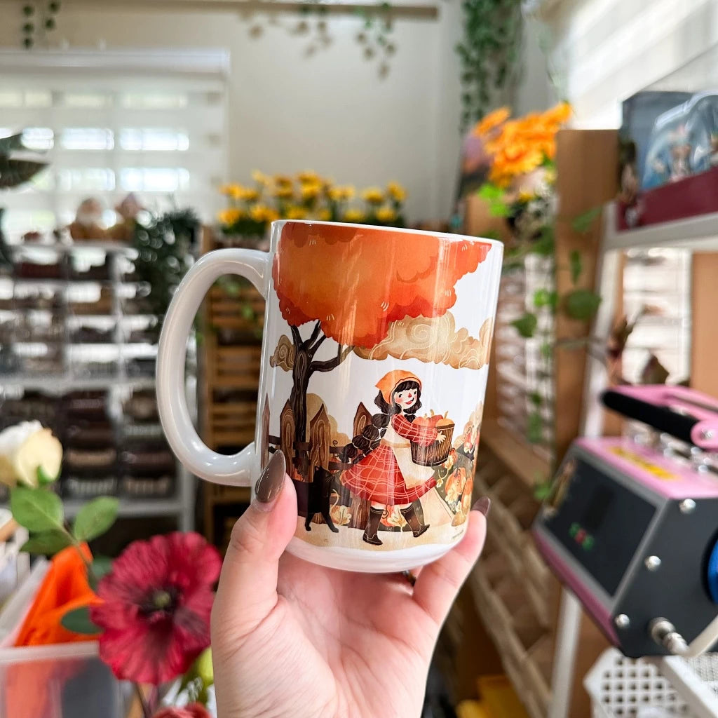 PaperaicaShop Pumpkin Patch Mug