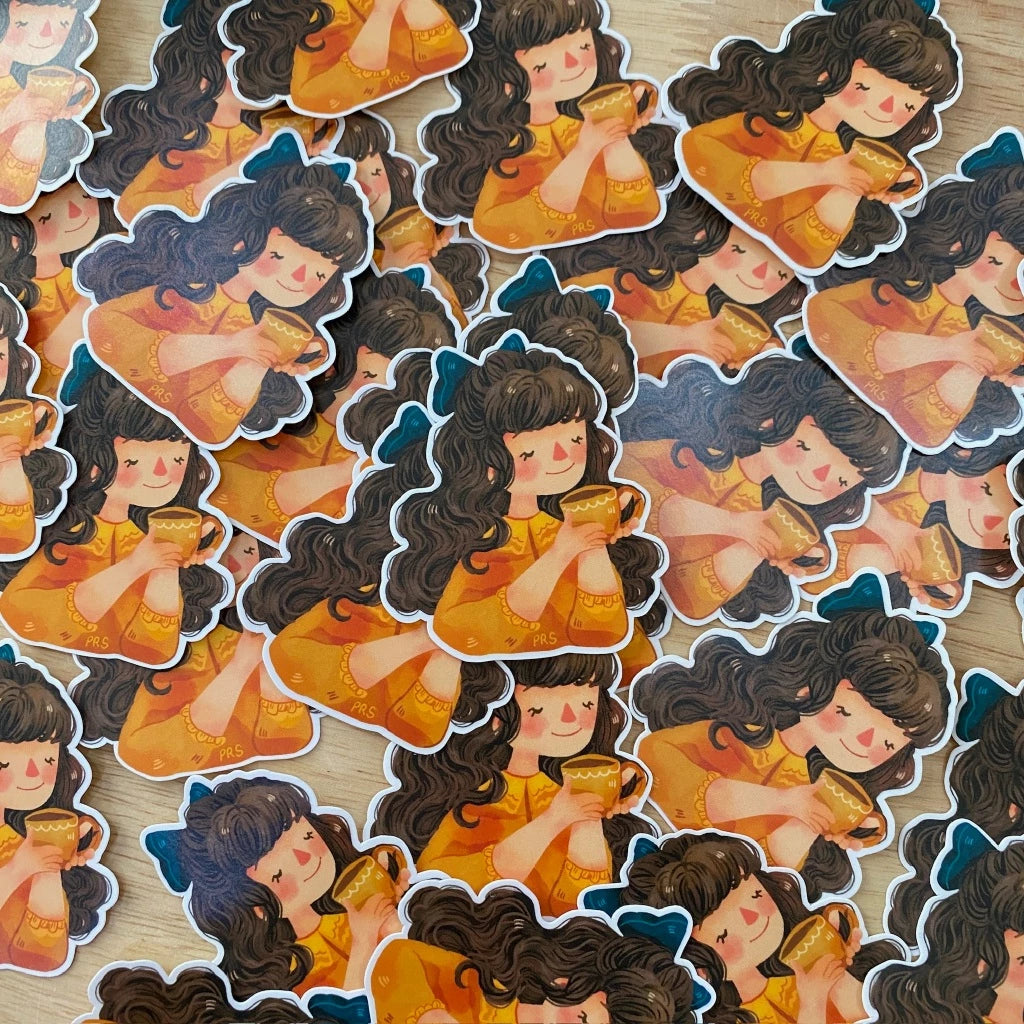 PaperaicaShop Coffee/Teacup Maica Vinyl Sticker