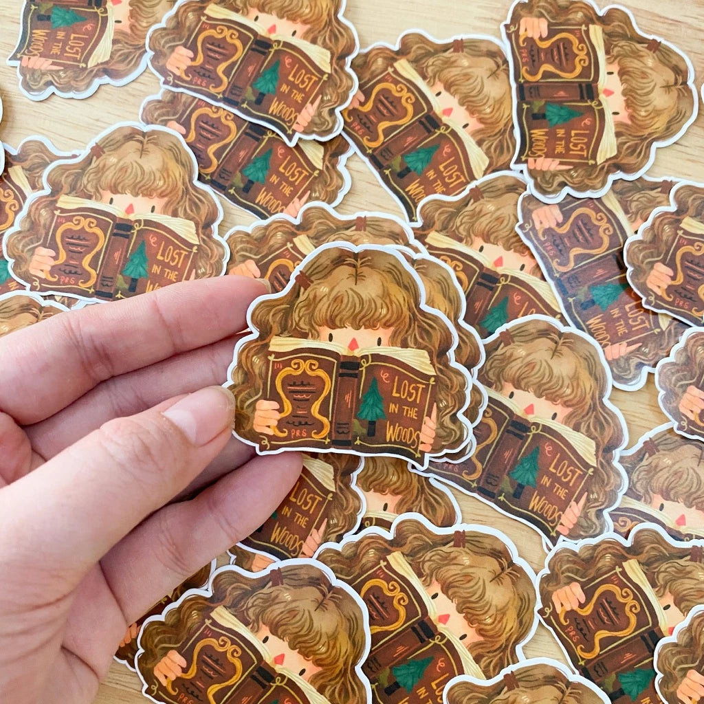 PaperaicaShop Lost in the Woods Vinyl Sticker