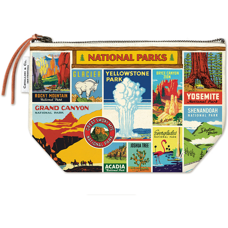 National Parks Vintage Pouch