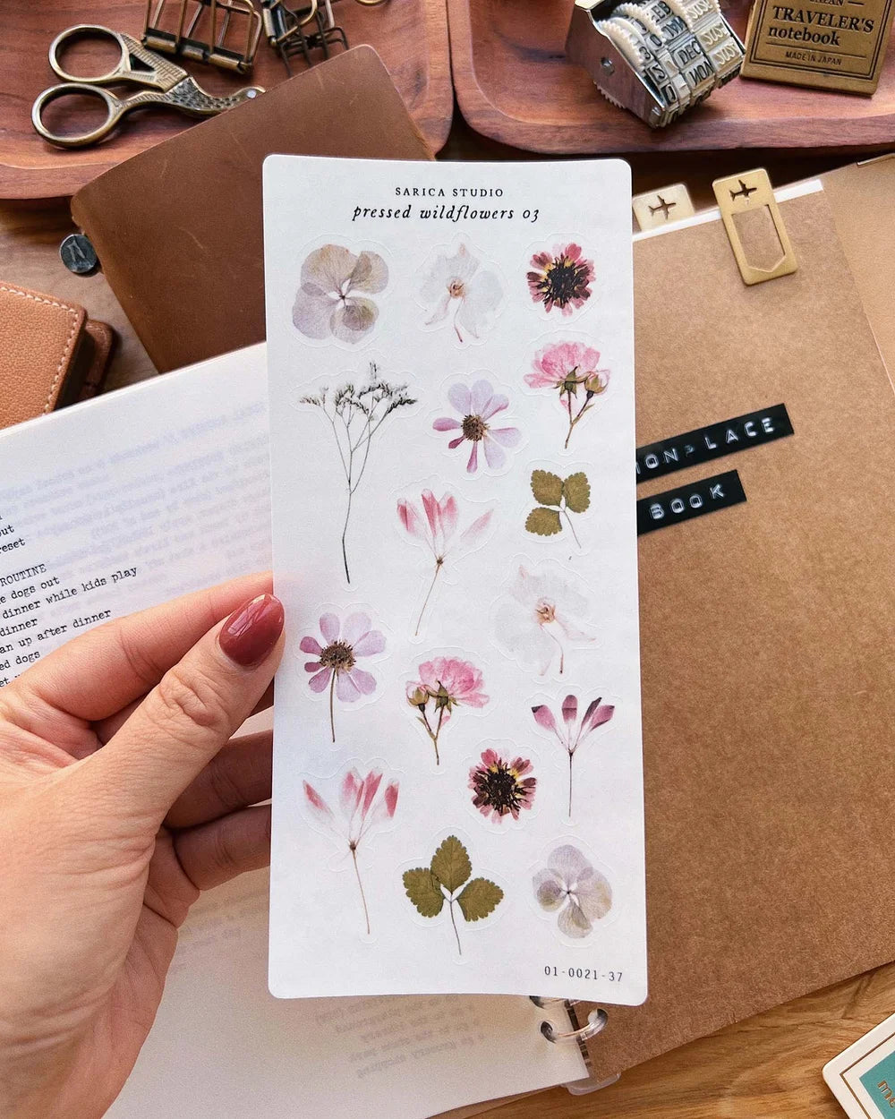 Sarica Studio Pressed Wildflowers 03 Stickers