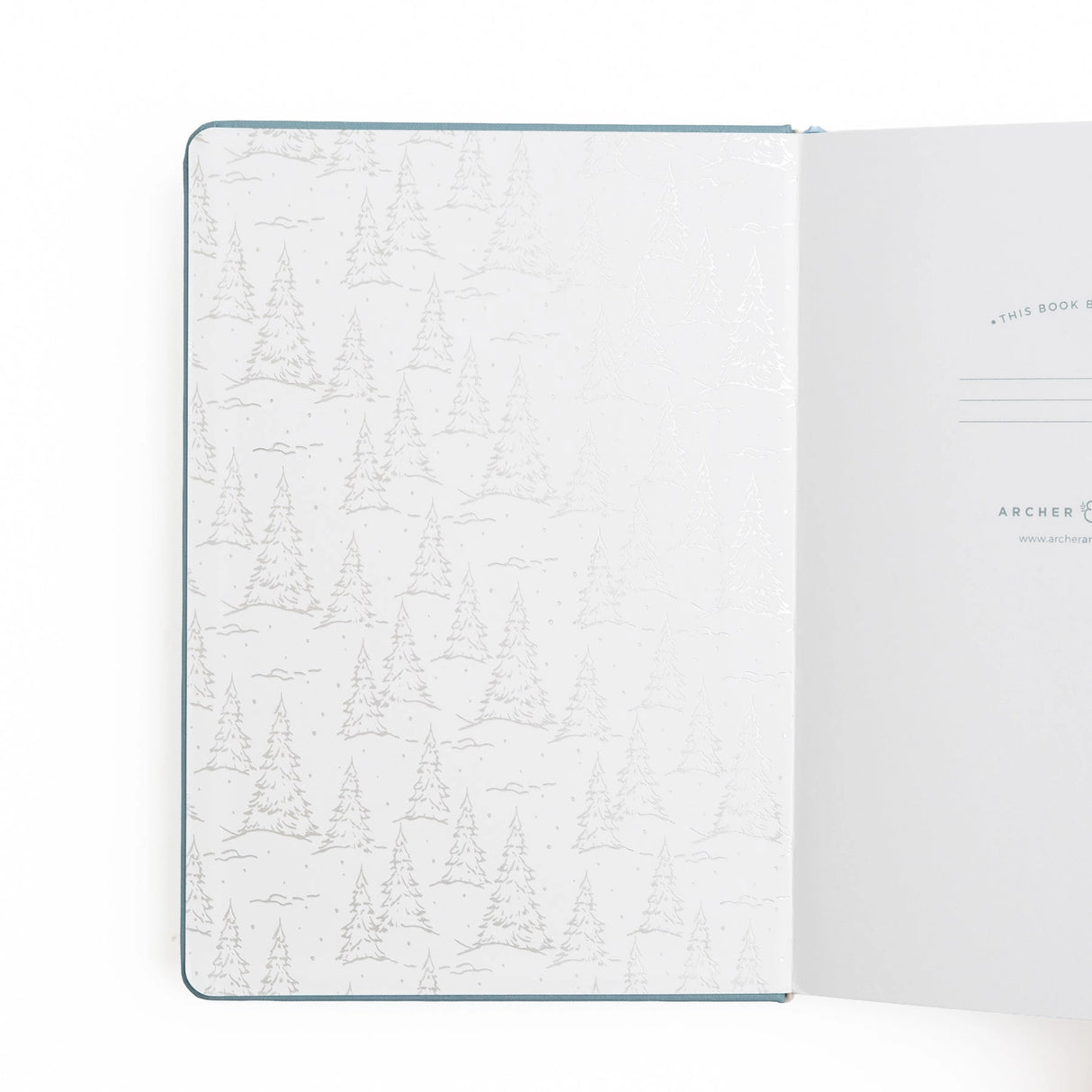 Archer and Olive Lamp Post A5 Blank Notebook