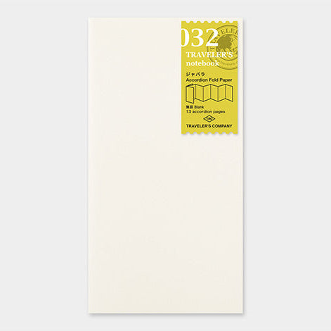 TRAVELER'S notebook 032 Accordion Fold Paper (Regular Size)