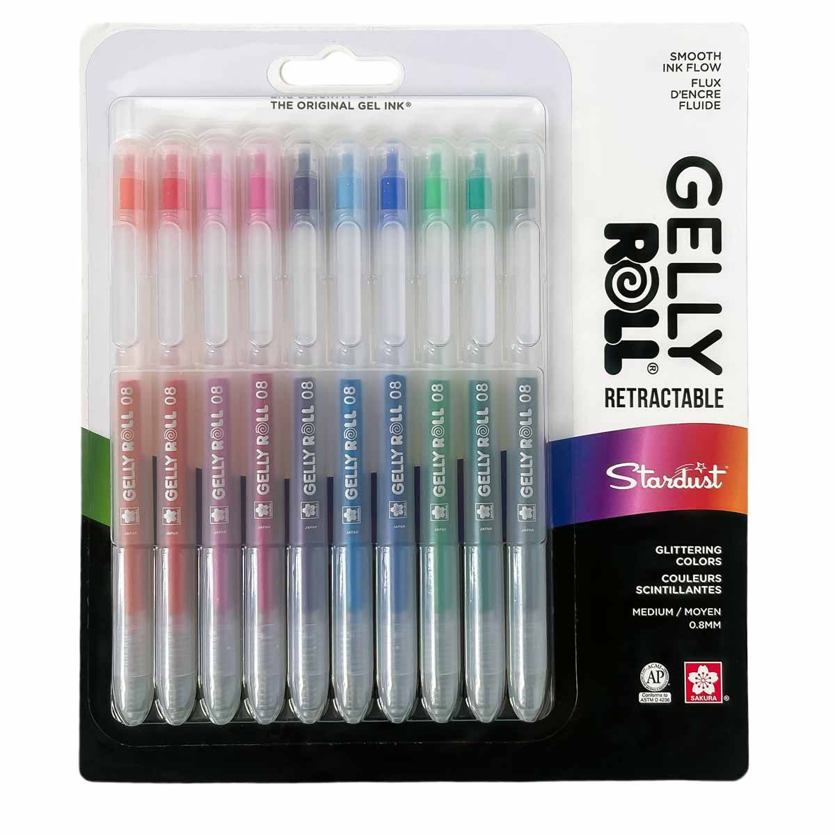 Gelly Roll Retractable Pen Set Stardust - Pack of 10