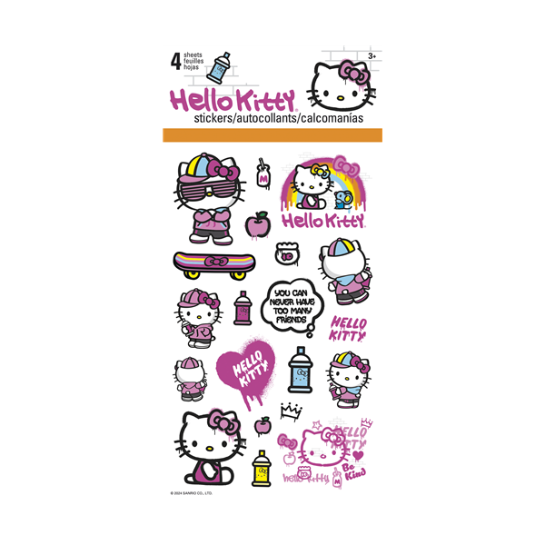 Sanrio Hello Kitty Kawaii Grafitti Stickers