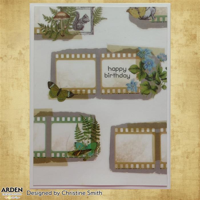 Arden Creative Studio Hidden Creek Filmstrip Kiss-Cut PET Tape