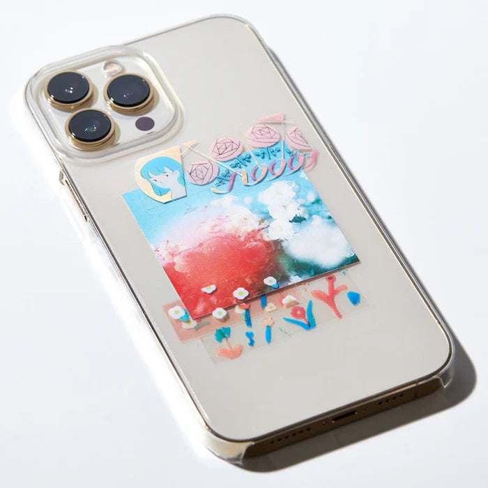 SODA Transparent Masking Tape - Pottery (Pink Gold Foil)