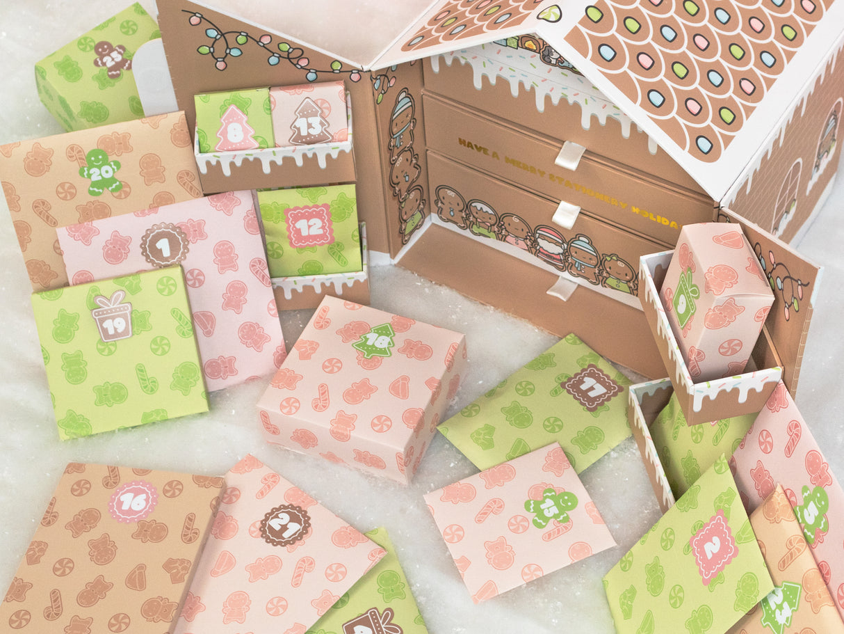Gingerbread Holiday Advent Calendar