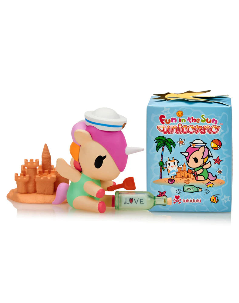The Unicornos are catching rays and good vibes in this sunny new series!& From building Sandcastles to chilling at Lil’ Lounge, each Unicorno is living their best beach day! With 9 adorable designs—including the Dolphin Fun chaser - there’s a splash of fun in every box! Dive into the sunshine—collect them all before the tide rolls out!