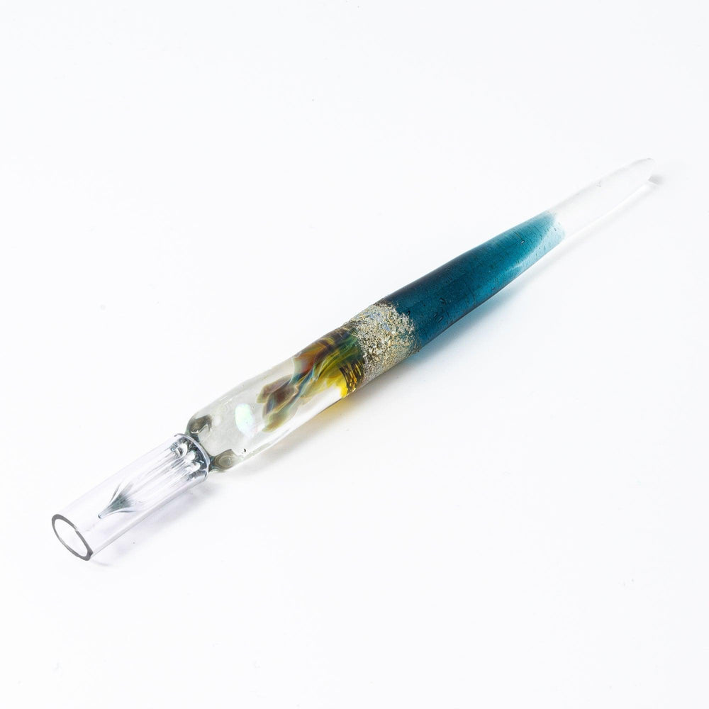 Tsukuyomi Blue Glass Dip Pen