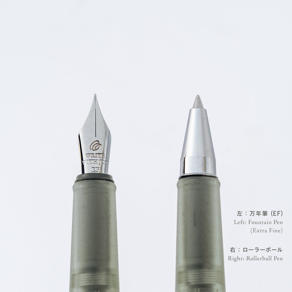 Hobonichi 2027 - Kakimori x TSUKI no IRO: Frost Rollerball Pen - Hobonichi Techo Exclusive Color