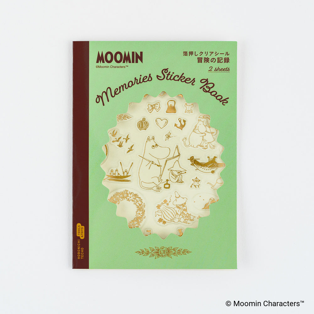 Hobonichi 2027 - Moomin: Foil-Stamped Clear Stickers (Adventure Log)
