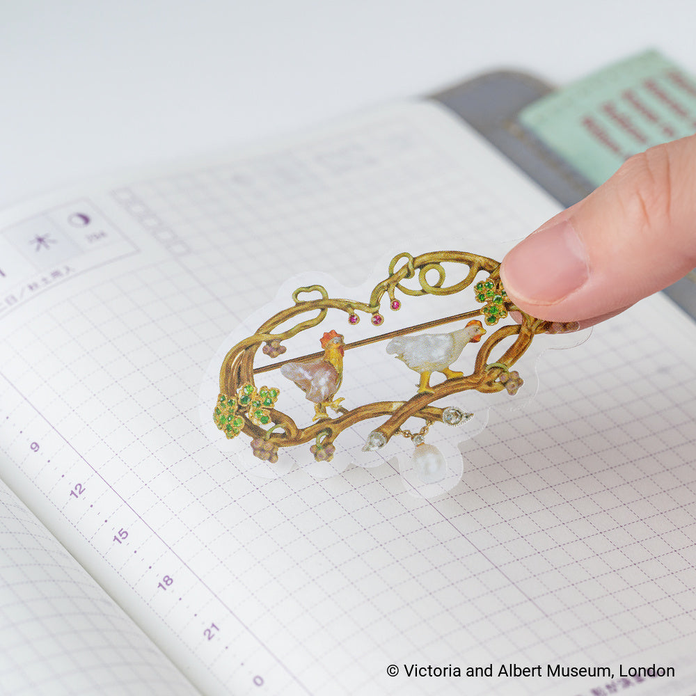 Hobonichi 2027 - V&A Series: Almost Actual-Size Jewellery Stickers