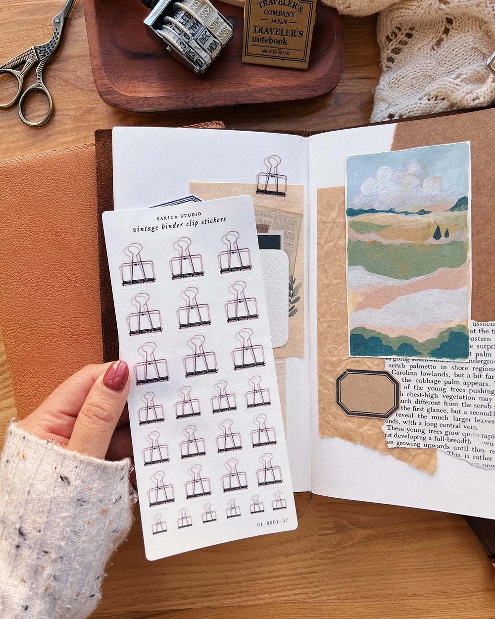 Sarica Studio Vintage Binder Clip