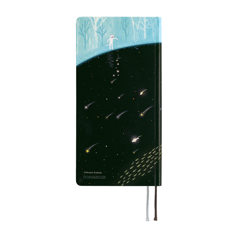 Hobonichi Techo Weeks 2027 - Hiroko Kubota: Meteor Shower in the Light Blue