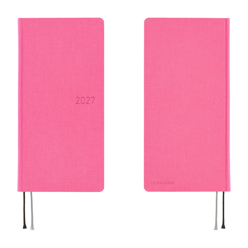 Hobonichi Techo Weeks Mega 2027 - Colors: Pink Sapphire