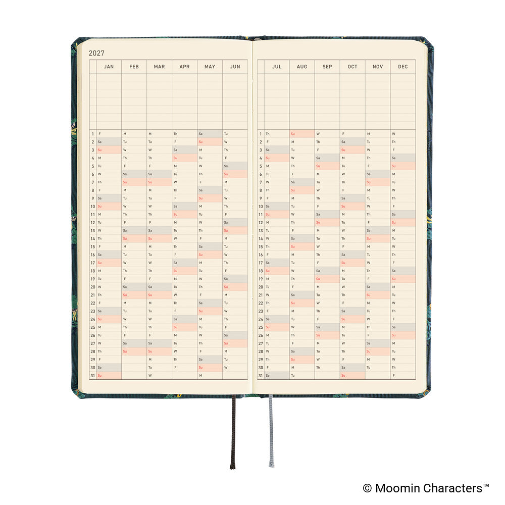 Hobonichi Techo Weeks 2027 - Moomin: A Day in the Life of Snufkin