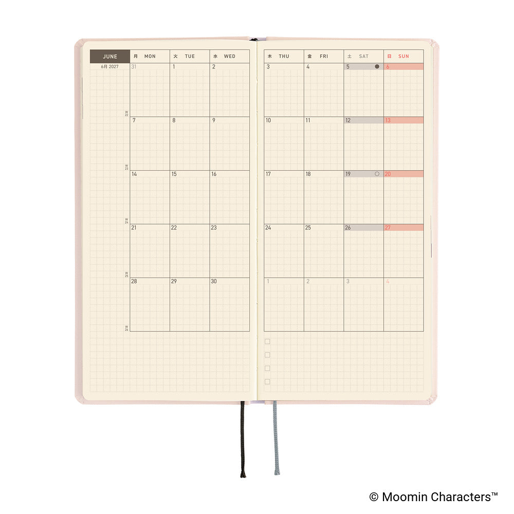 Hobonichi Techo Weeks 2027 - Moomin: At the Table