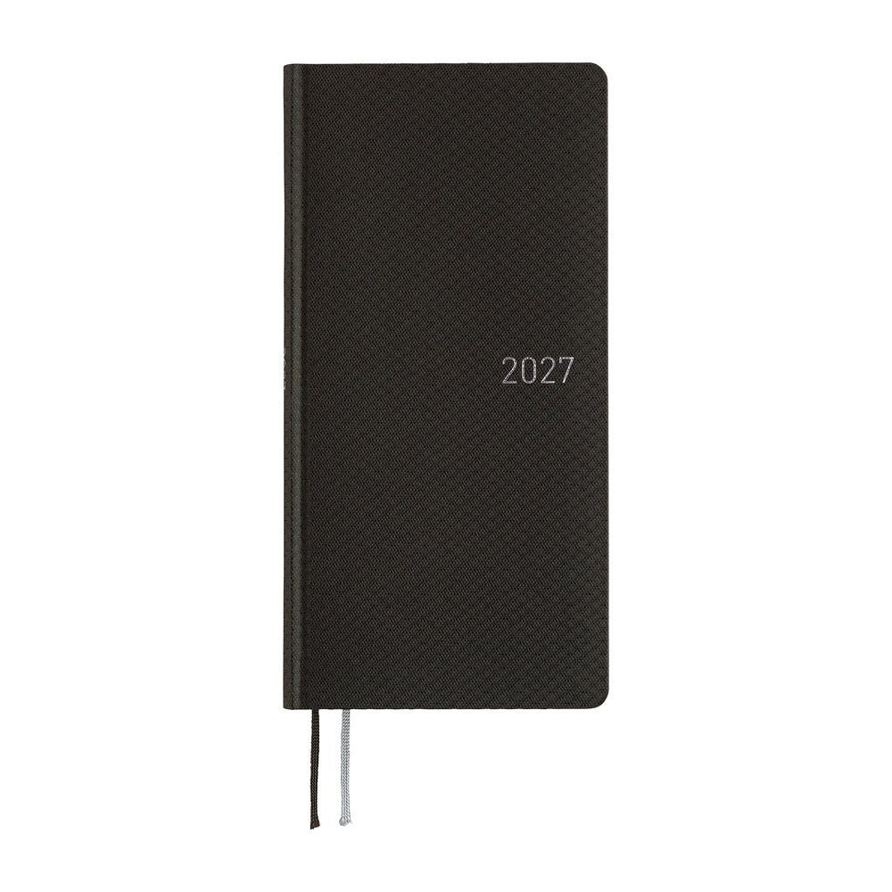 Hobonichi Techo Weeks 2027 - Paper Series: Black Argyle