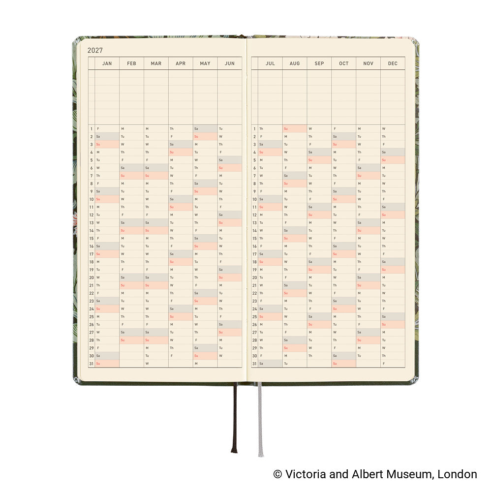 Hobonichi Techo Weeks 2027 - V&A Series: Leicester