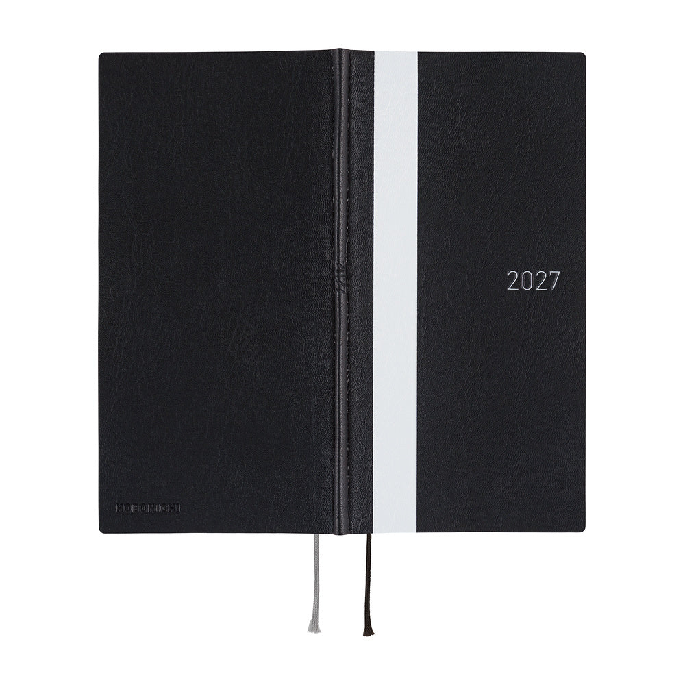 Hobonichi Techo Weeks 2027 - White Line: Black