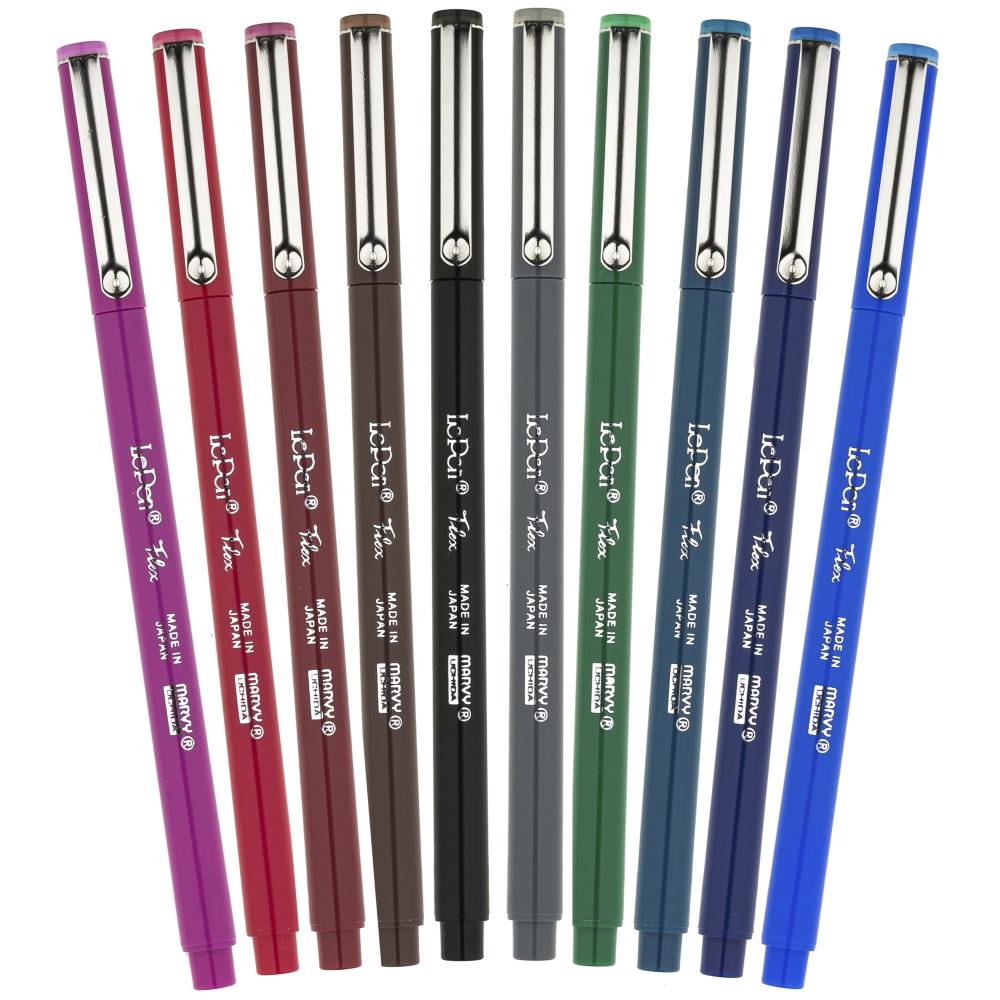 Le Pen Flex Primary Set 10/Pkg Uchida