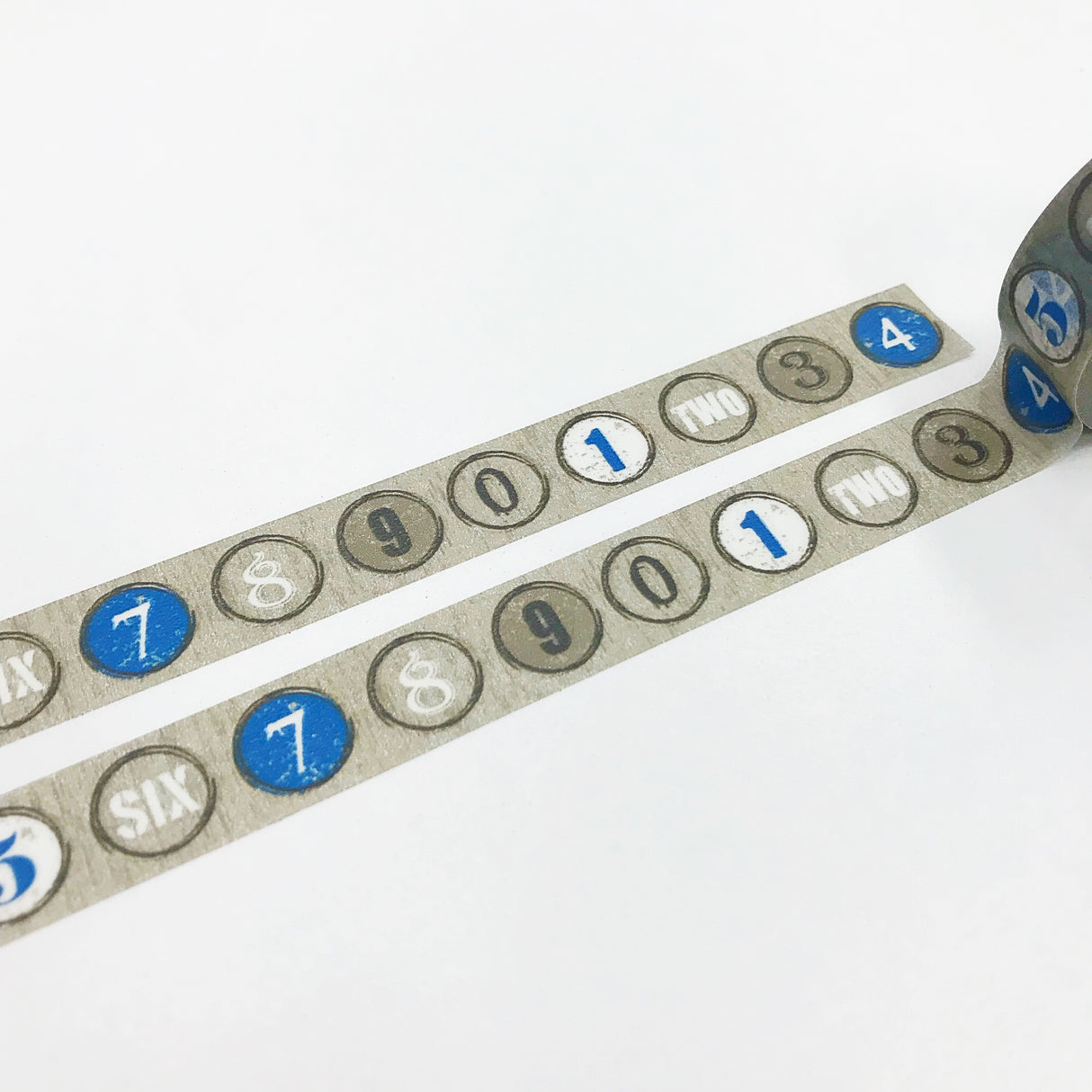 Numbers Washi Tape